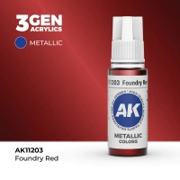 (AK11203) FOUNDRY RED (18ML) - METALLIC COLORS - 3GEN