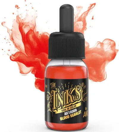 (AK16009) Blood Scarlet (30ML) - The Inks