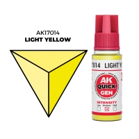 (AK17014) LIGHT YELLOW (18ML) - QUICK GEN COLORS