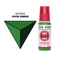 (AK17018) VIVID GREEN (18ML) - QUICK GEN COLORS