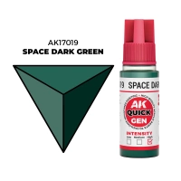 (AK17019) SPACE DARK GREEN (18ML) - QUICK GEN COLORS
