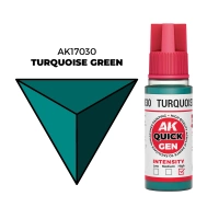 (AK17030) TURQUOISE GREEN (18ML) - QUICK GEN COLORS