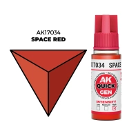 (AK17034) SPACE RED (18ML) - QUICK GEN COLORS