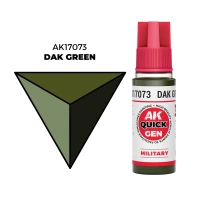(AK17073) DAK GREEN (18ML) - QUICK GEN COLORS