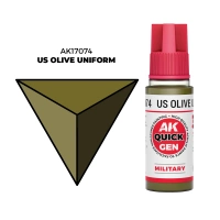 (AK17074) US OLIVE UNIFORM (18ML) - QUICK GEN COLORS