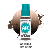 (AK19304) PURE GRIME WASH (18ML) - ACRYLIC WASH