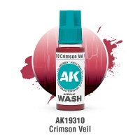 (AK19310) CRIMSON VEIL WASH (18ML) - ACRYLIC WASH