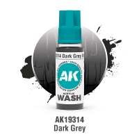 (AK19314) DARK GREY WASH (18ML) - ACRYLIC WASH