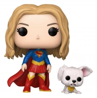 Supergirl (2026) Figura POP! Heroes Vinyl Supergirl with Puppy Krypto 9 cm