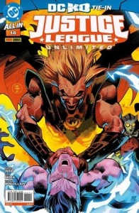 ALL IN JUSTICE LEAGUE UNLIMITED 14 ( DC K.O. TIE-IN )